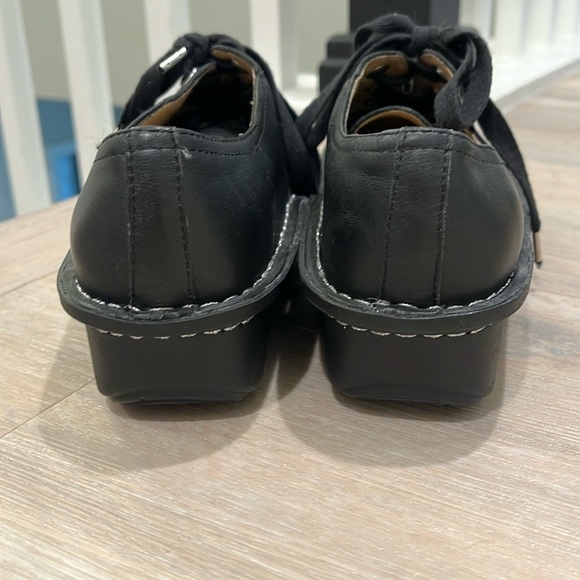 Alegria Women's black Leather Oxford ABBI Shoe ABB-601 Sz 37 or 7.5 nursing - Picture 7 of 13